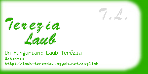 terezia laub business card