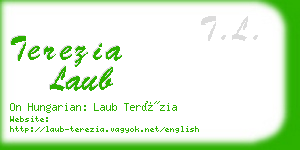 terezia laub business card